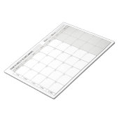 Simple Family Planner Calendar Notepad 2026 ノートパッド (アングル)