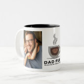 Simple First Father's Day Picture Collage ツートーンマグカップ (正面左)