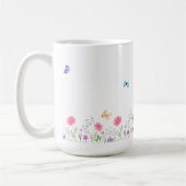Simple Flower Design Mug コーヒーマグカップ (左)