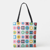 Simple flower seamless pattern design. Scandinavia トートバッグ (裏面)