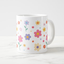 Simple Flowers ジャンボコーヒーマグカップ