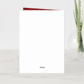 Simple Foil Christmas Card 箔グリーティングカード (裏面)