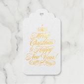 Simple Foil Christmas Gift Tag ギフトタグ (正面)