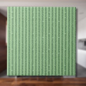 Simple Forest Green Glitter Style Vertical Stripes タイル