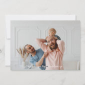 Simple Fun Pink and Red Photo シーズンカード (裏面)