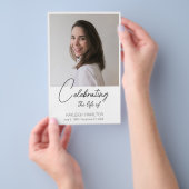 Simple Funeral Celebration of Life Program Budget チラシ (ハンドル)