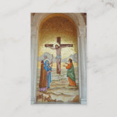 Simple Funeral Prayer Sympathy Card 名刺 (正面)