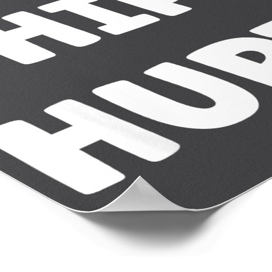 Simple Funny Gym Workout Quote My Hip Hurts ポスター (角)