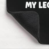 Simple Funny Gym Workout Quote My Legs Hurt  マウスパッド (コーナー)