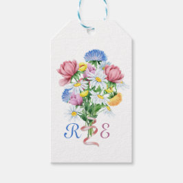 Simple Garden Spring Daisy Wildflower Minimal  ギフトタグ