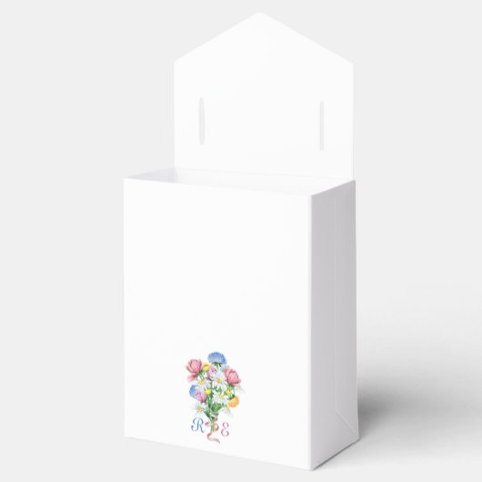 Simple Garden Spring Daisy Wildflower Minimal  フェイバーボックス (オープン)