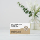 Simple Gastroenterologist Medical Business Cards 名刺 (スタンド正面)