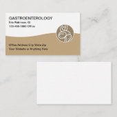 Simple Gastroenterologist Medical Business Cards 名刺 (正面/裏面)
