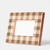 Simple Gingham Pattern レーザー彫刻フレーム (左)