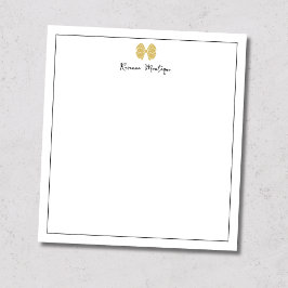 Simple Gold Bow Border Script Custom Name Script ノートパッド