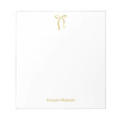 Simple Gold Bow Script Custom Name Script ノートパッド (正面)