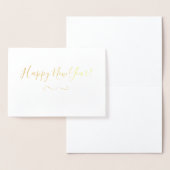 Simple Gold Foil Happy New Year Cards 箔カード (ディスプレー)