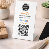 Simple Google Review Request|Modern Small Business 台座サイン