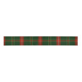 Simple Green and Red Plaid Christmas Holiday  グログランリボン (正面)