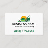 Simple Green Lawn Care & Landscaping 名刺 (正面)