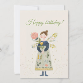 Simple greeting card カード