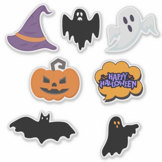 Simple Halloween  シール (正面)