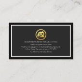 Simple HANDYMAN Signage Frame 名刺 (裏面)