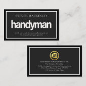 Simple HANDYMAN Signage Frame 名刺 (正面/裏面)