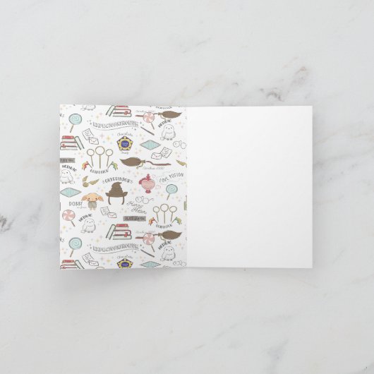 Simple Harry Potter - Dobby Baby Shower サンキューカード (内部)