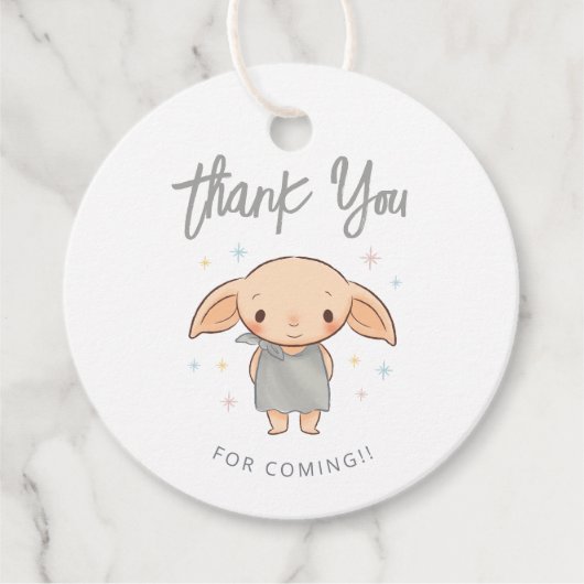 Simple Harry Potter - Dobby Baby Shower フェイバータグ (正面)