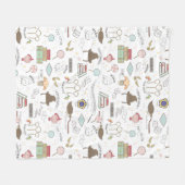 Simple Harry Potter - Dobby Baby Shower フリースブランケット (正面(横))