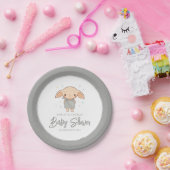 Simple Harry Potter - Dobby Baby Shower ペーパープレート (パーティー)