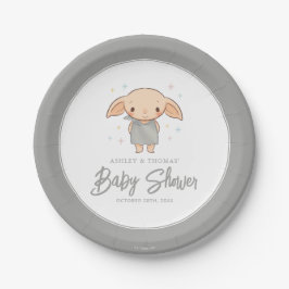 Simple Harry Potter - Dobby Baby Shower ペーパープレート
