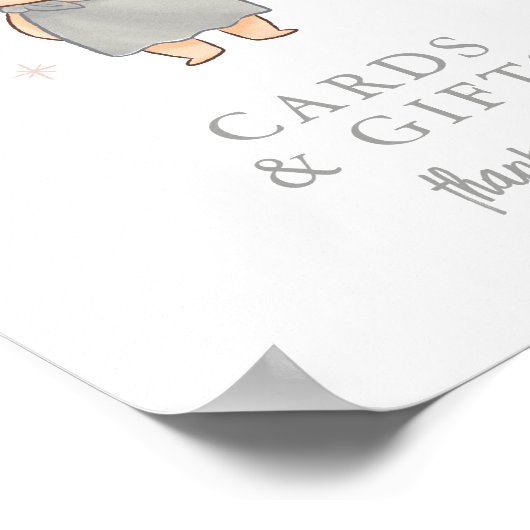 Simple Harry Potter - Dobby Baby Shower ポスター (角)