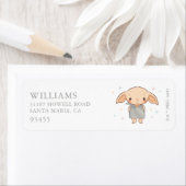 Simple Harry Potter - Dobby Baby Shower ラベル (インサイチュ)