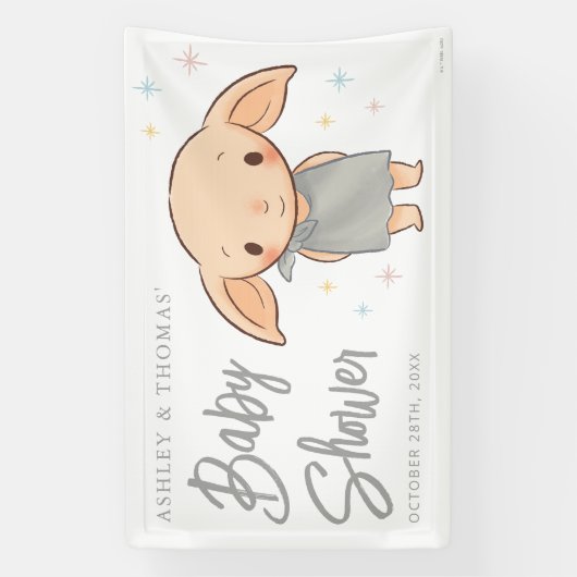 Simple Harry Potter - Dobby Baby Shower 横断幕 (縦)