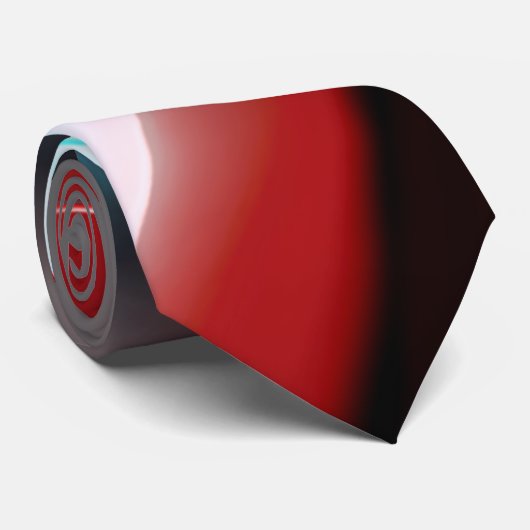 Simple heart design, crystalline tone mix in curve ネクタイ (ロール)