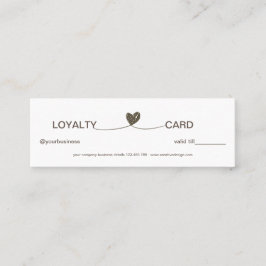 Simple Heart Elegant ロイヤリティカード