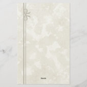 Simple Heart Wedding Thank You Card – Customizable 便箋 (裏面)