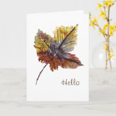 Simple Hello Card for Friend カード (黄色い花)