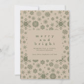 Simple Holiday Card with Photo 招待状 (正面)