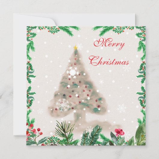 Simple holiday greeting cards シーズンカード (正面)