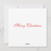 Simple holiday greeting cards シーズンカード (裏面)