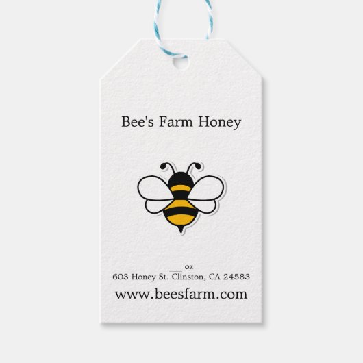 Simple Honey Farm Business ギフトタグ (正面)