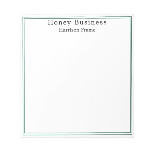 Simple Honey Farm Business   ノートパッド (正面)