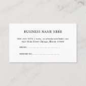 Simple Honey Farm Business   紹介カード (裏面)