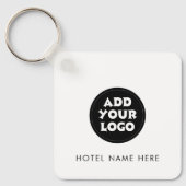Simple Hotel Logo and Name  キーホルダー (正面)