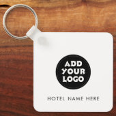 Simple Hotel Logo and Name  キーホルダー (正面)