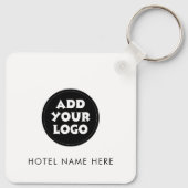 Simple Hotel Logo and Name  キーホルダー (裏面)