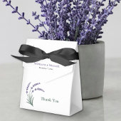 Simple Lavender Wedding フェイバーボックス
